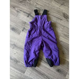 REI Outerwear Purple Size 2T Toddler Snow Bib Fleece Lined Pants Overalls